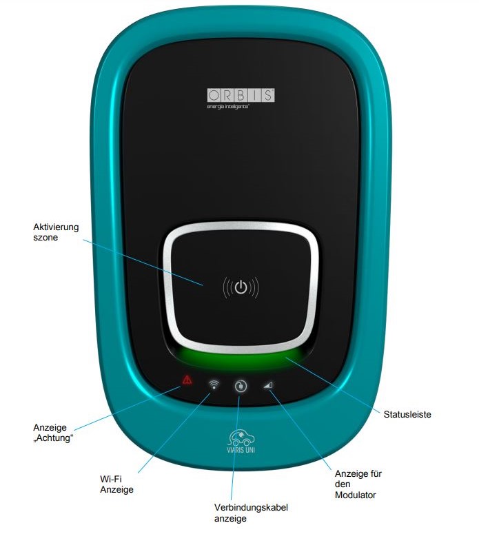 ORBIS-Ladestation Viaris UNI TP 11kW